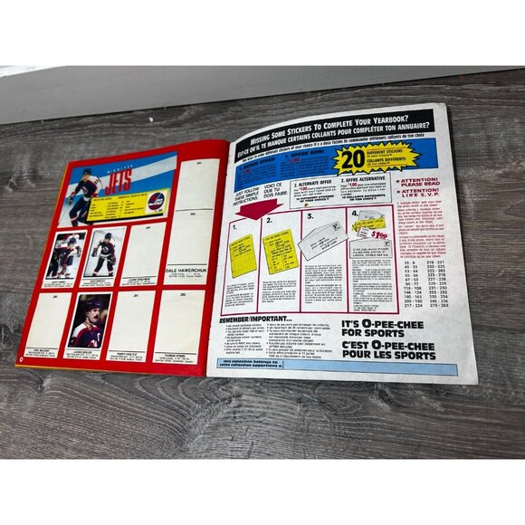 1984 O-Pee-Chee NHL Hockey Sticker Yearbook Paperback - Picture 5 of 6